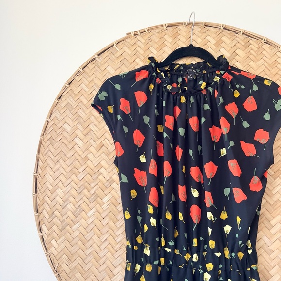 GORGEOUS WOMEN’S BANANA REPUBLIC CALIFORNIA POPPY GARDEN PARTY DRESS - Picture 5 of 13